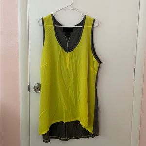 High low tan-top plus size